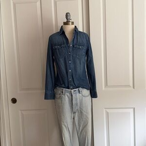 Jcrew Denim Shirt Button-Up Shirt 4P / S